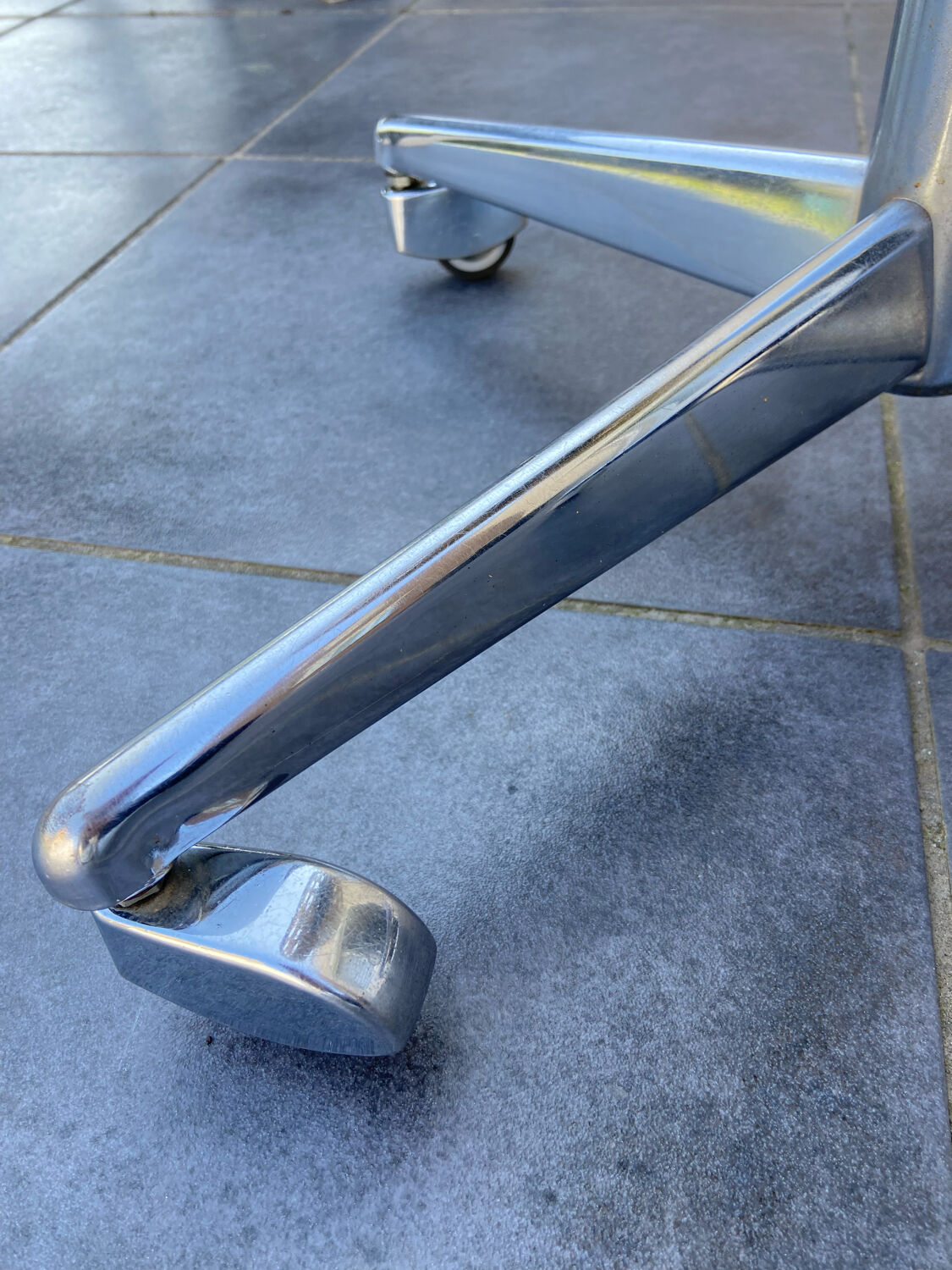 Antique industrial stool