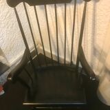Rocking-chair black Stol Kamnik 1950 vintage