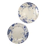 Duo d'assiettes D24cm Empire Works Stoke on Trent série "Zephyr”