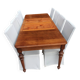 Coffee table + 6 chairs