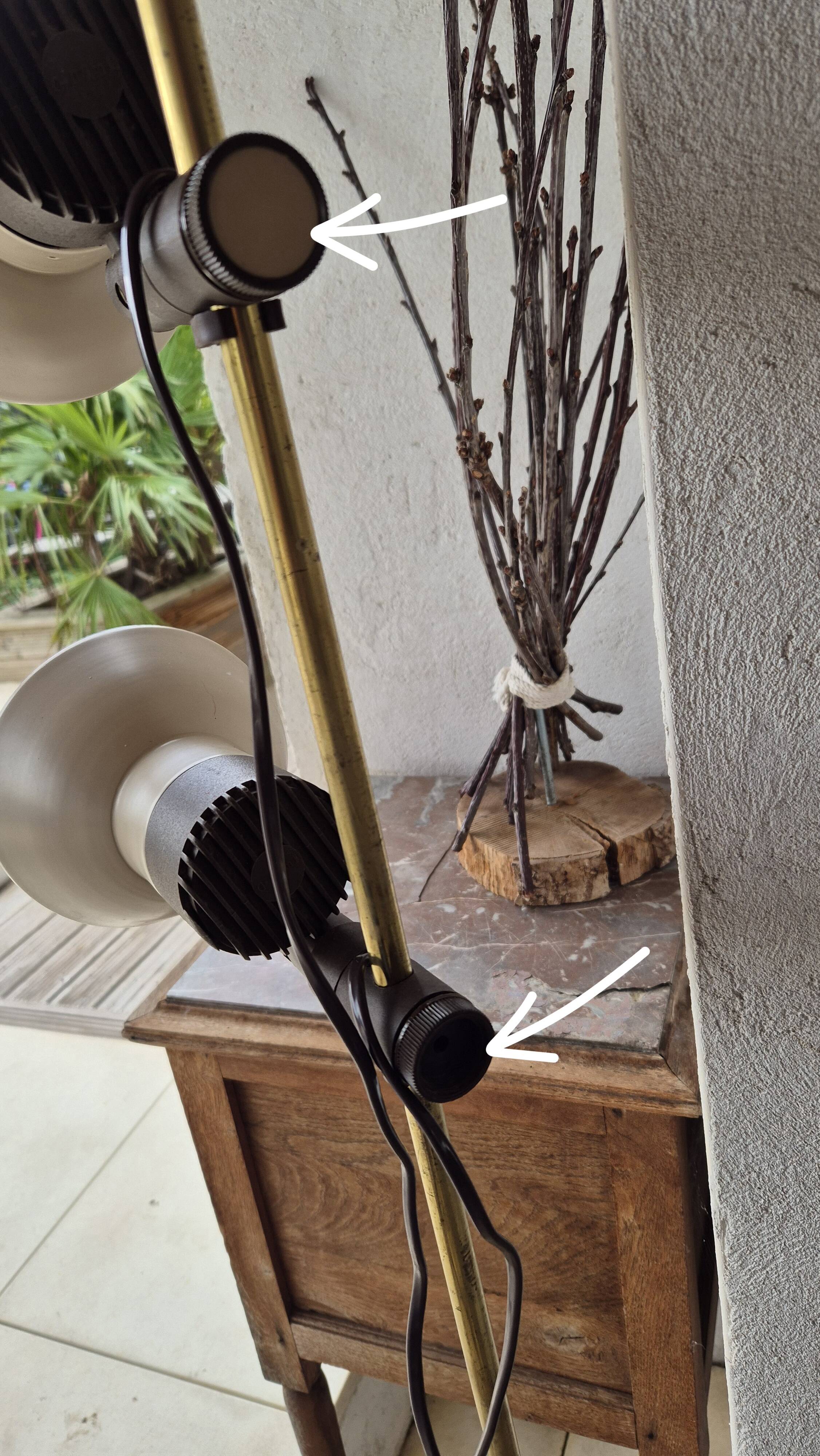 1960s spotlight floor lamp