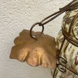 Murano Venetian type security pendant light.