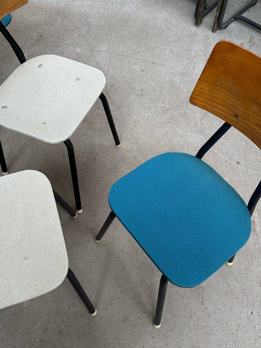 Suite de 6 chaises vintage