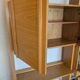 Scandi-Modern Wood Veneer Library-Bar (1970s)