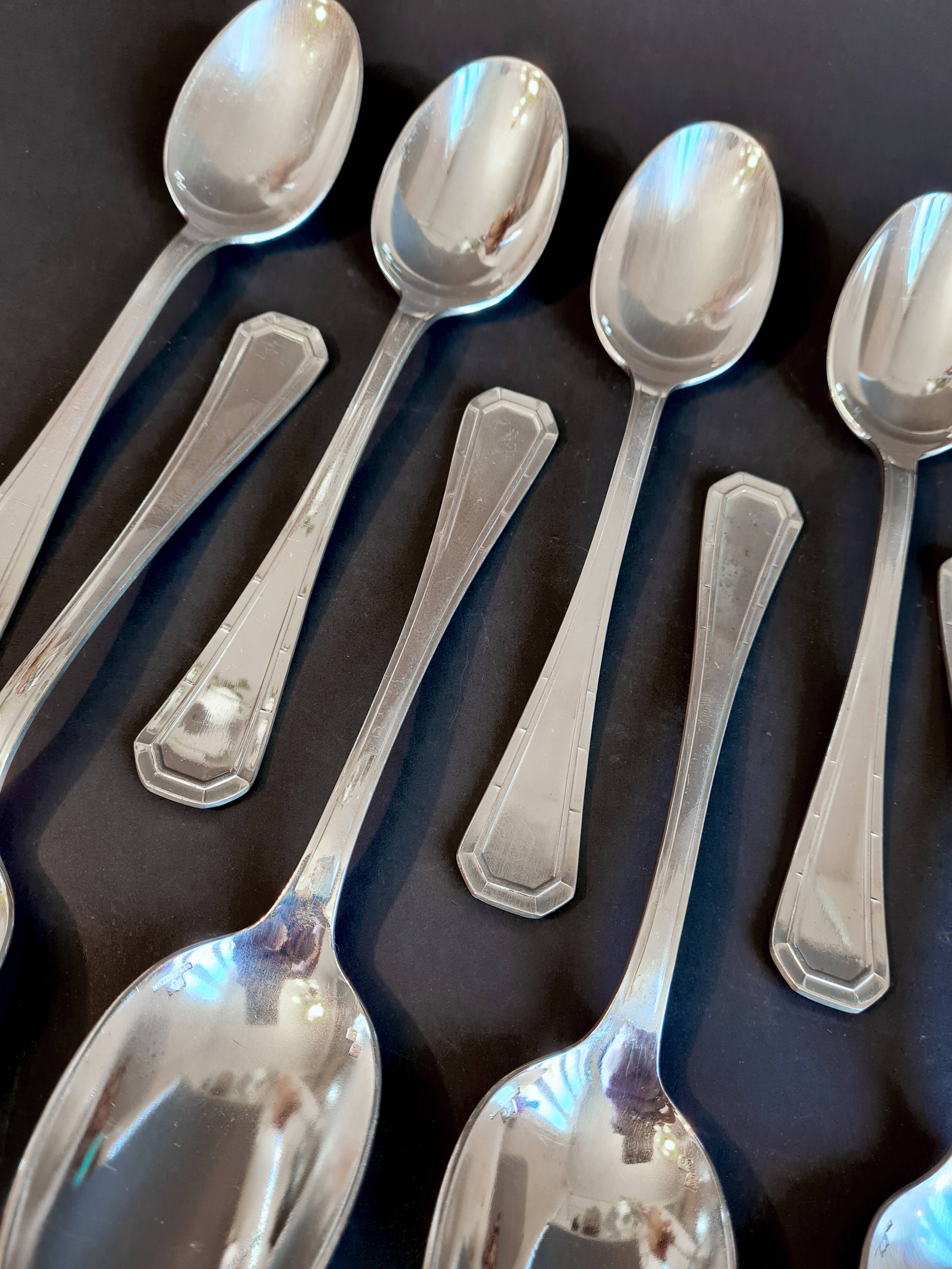 ALFENIDE "CHRISTOFLE" silver-plated cutlery set, TOSCA model. - Ref 09.