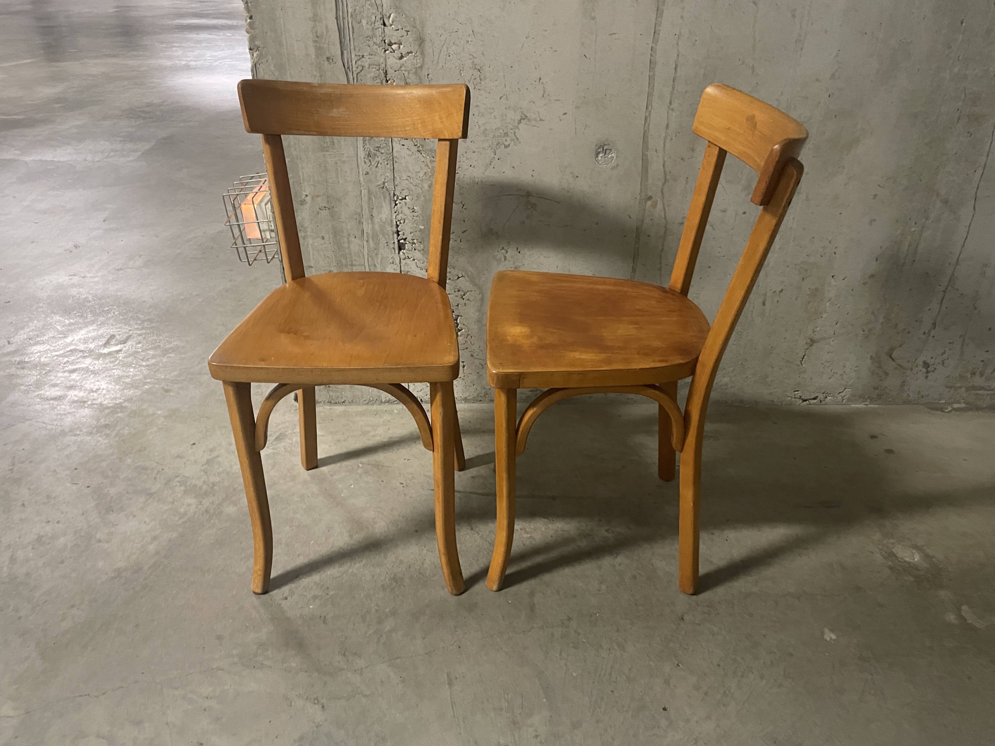 Chaises de bistrot Baumann