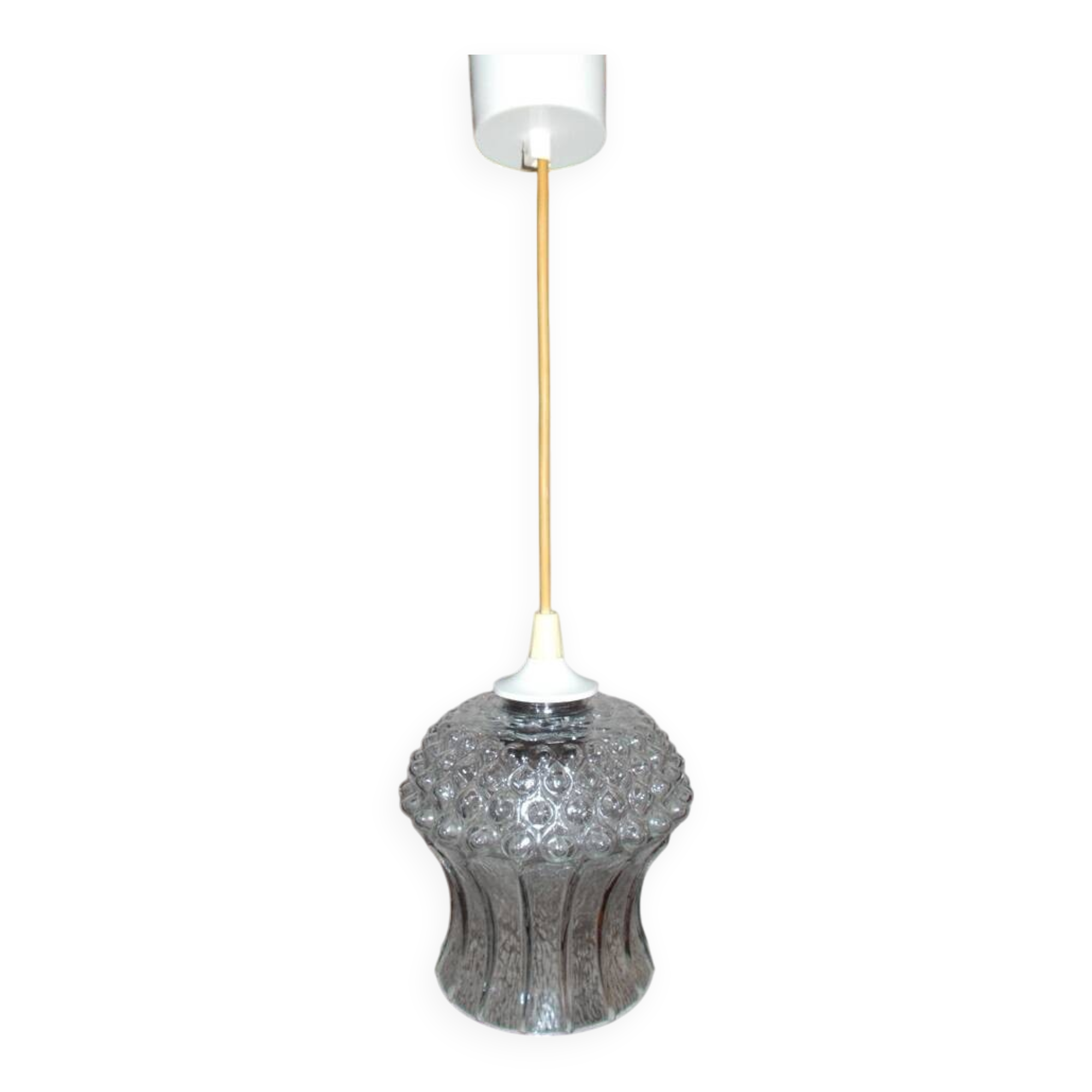 Vintage glass pendant light