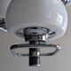 Lustre Space age with 3 lights in white opaline, Italy circa 1970.