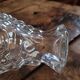 Moulded glass carafe with grape cluster decoration – 1950s