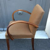 Pair of bridge mid-century armchairs, 1950s