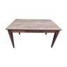 Table de ferme ancienne en chêne rustique -1m35