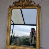 Louis Philippe mirror with pediment