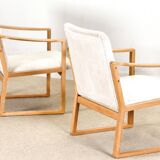 Børge Mogensen armchairs in Oak.