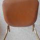 Chaise pliante structure tube et simili cuir