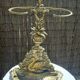 Bronze and brass umbrella stand decorated with a swan.