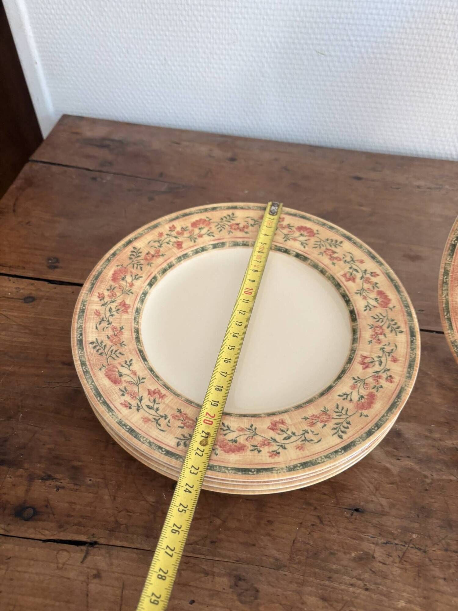 Lot of English Faience Plates Johnson Brothers Ozark McBaine Rose