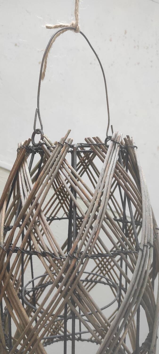 Rattan pendant light