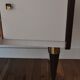 Vintage dressing table  nude and wood