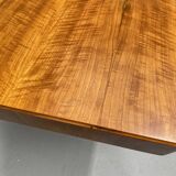 Table à manger réglable en noyer par Setona, années 1950, Tchécoslovaquie
