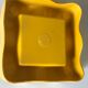 Yellow ashtray vintage design 1970