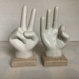Pair of hand ring sizes