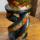 Paire de pieds de lampes Kashmiri