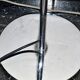 Lampadaire vintage chrome et verre