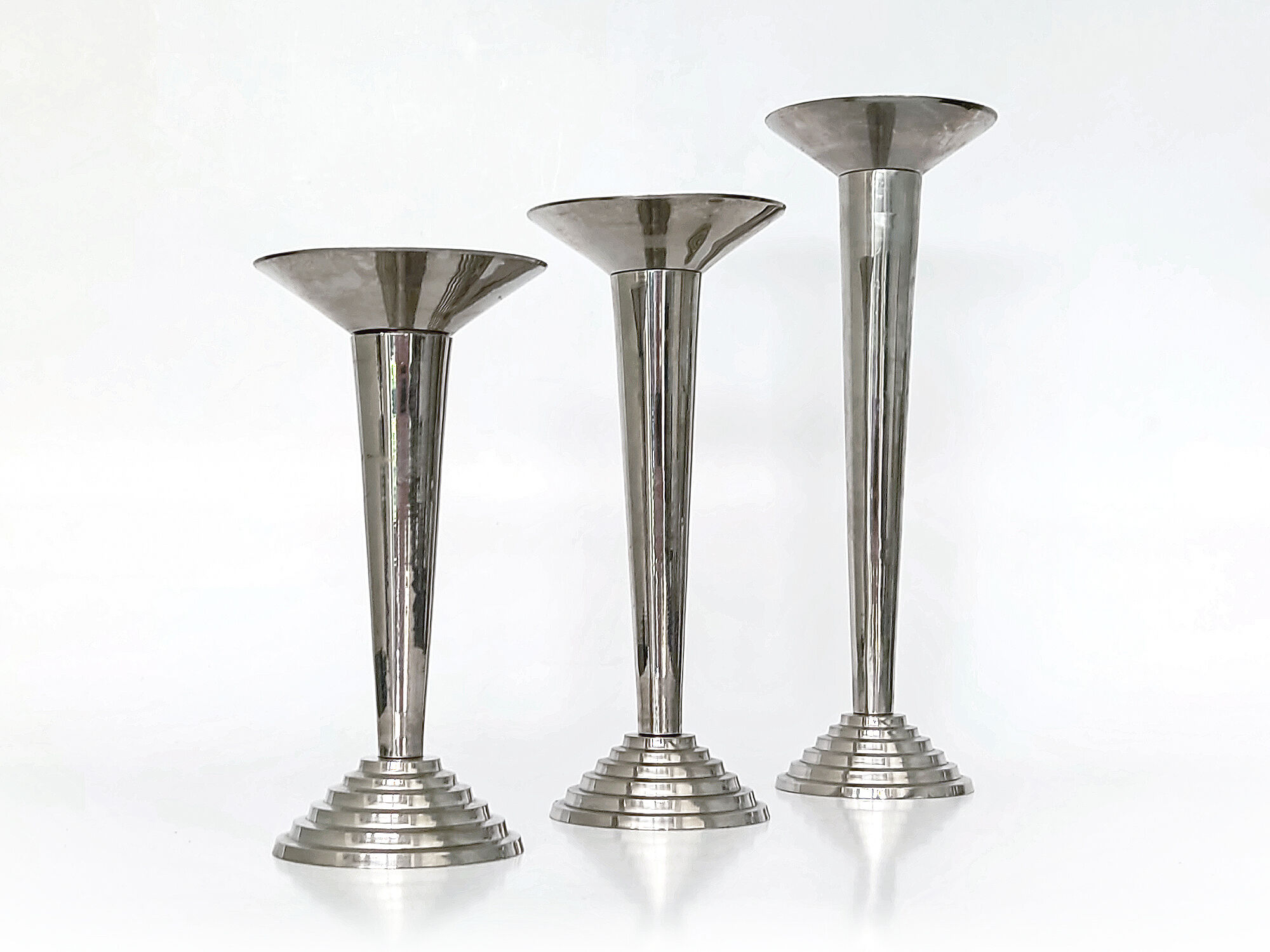 candlestick set Art Deco Bauhaus era
