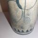 Bottle vase with geometric decoration Atelier Roy Montgolfier