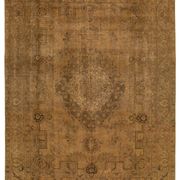 Tapis de laine jaune persan surteint 293 cm x 380 cm
