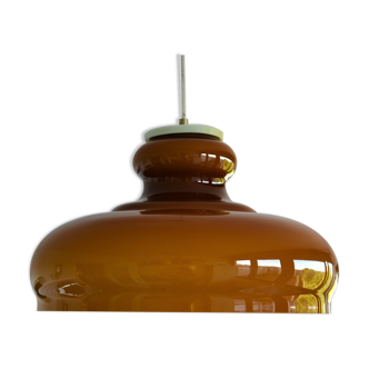 Caramel opaline hanging lamp 70