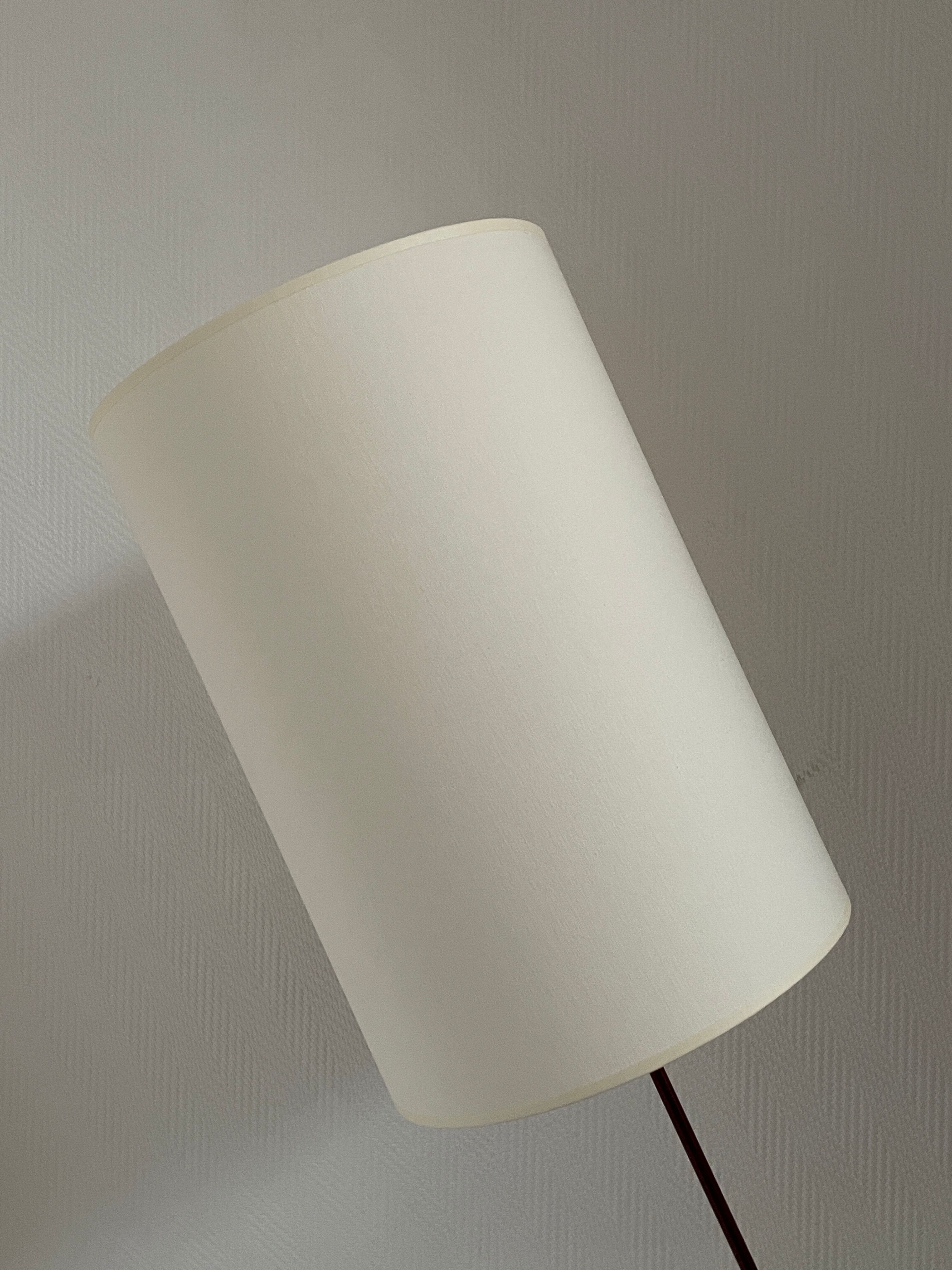 Lampshade with ecru fabric Scandinavian style H37 D25