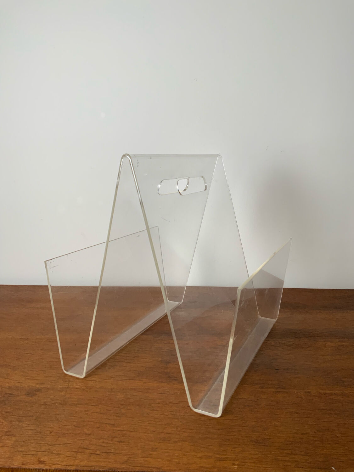 Vintage 70s newspaper rack