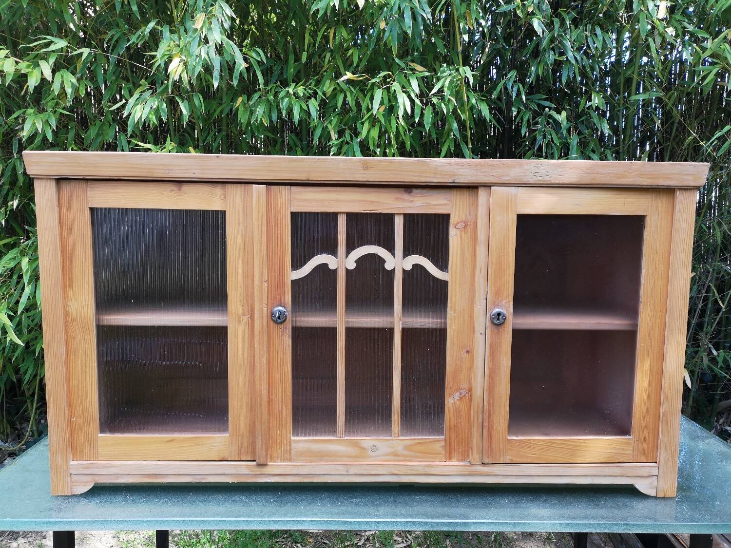 Tall unit, pine display case