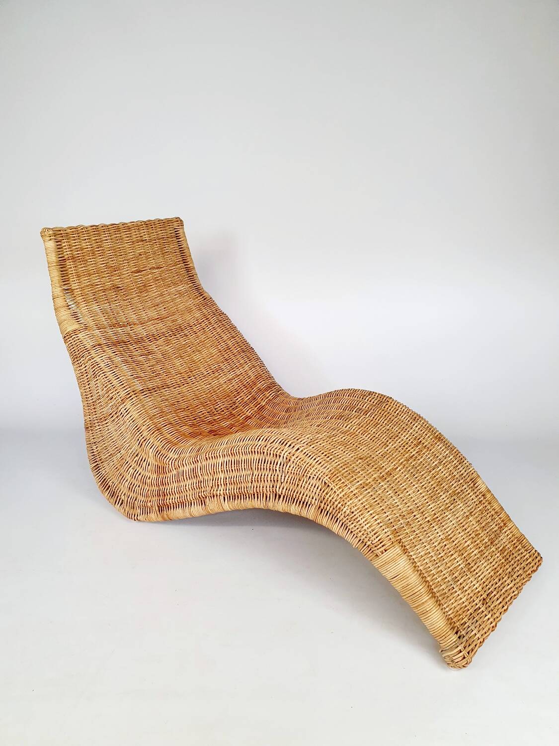 Karlskrona rattan lounge chair by Karl Malmvall for Ikea