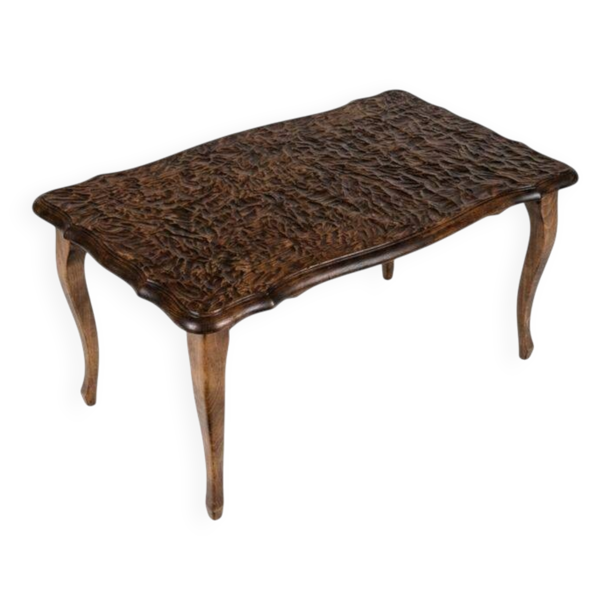 Sculptural coffee table with character