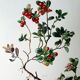 Botanical board Lingonberry red