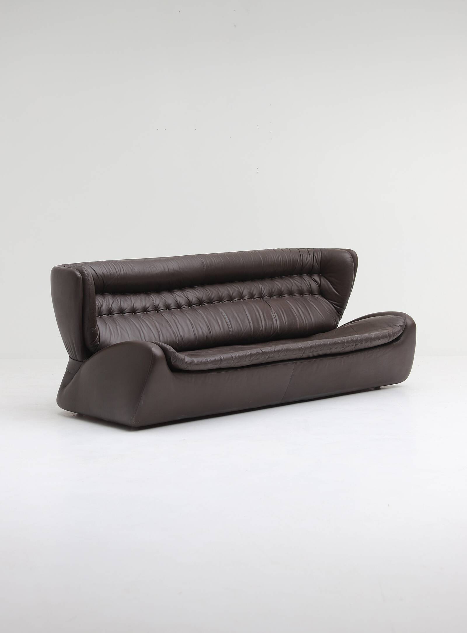 three-seat sofa model Pasha, manufactured in the 1970s by Durlet, Belgium.