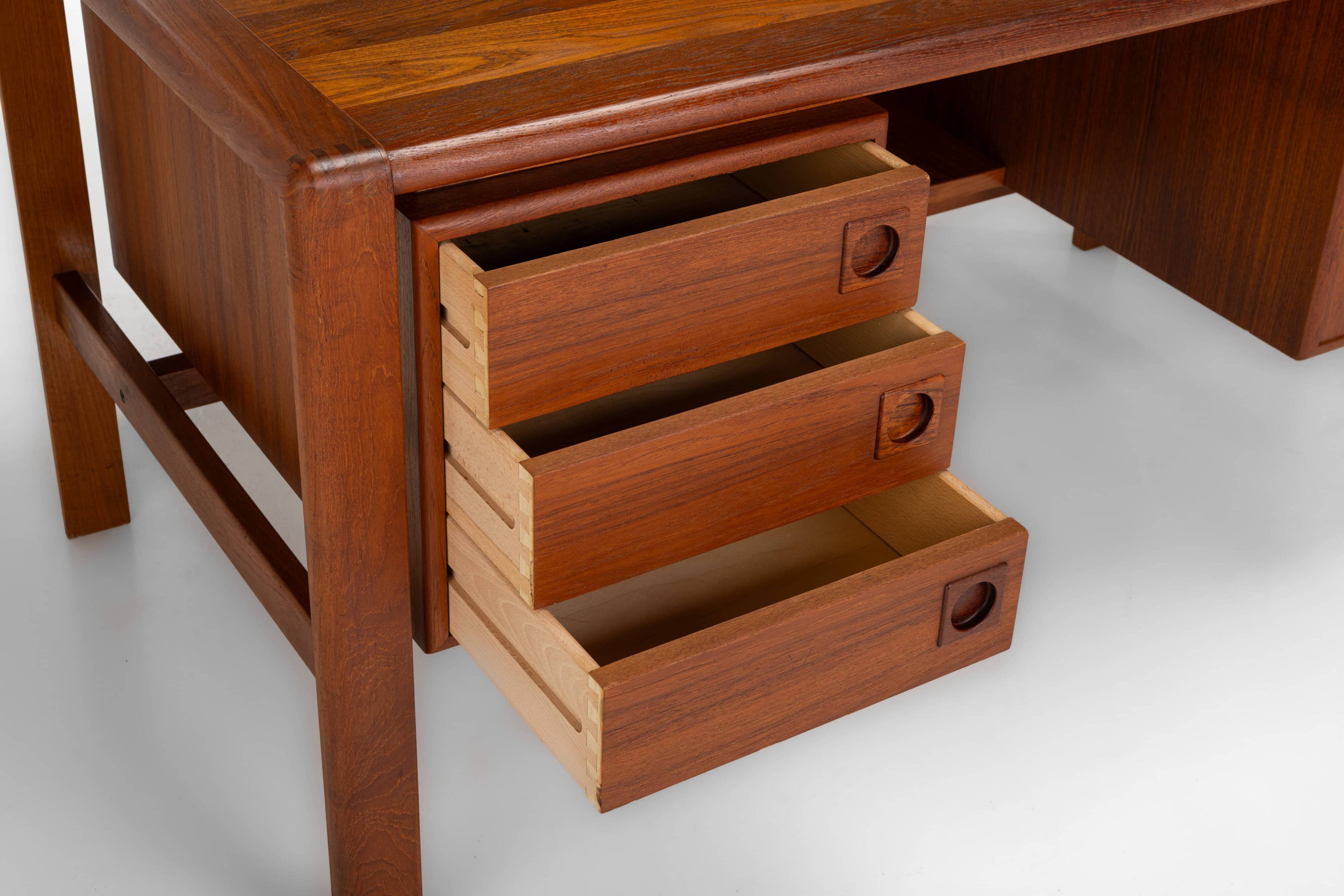 Bureau danois vintage attribué à HP Hansen, Danemark, années 1960