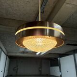 Suspension Raak Amsterdam anodised aluminium and vintage crystal from the 1960s.