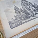 The Berlin Cathedral. Engraving printed in 1897.