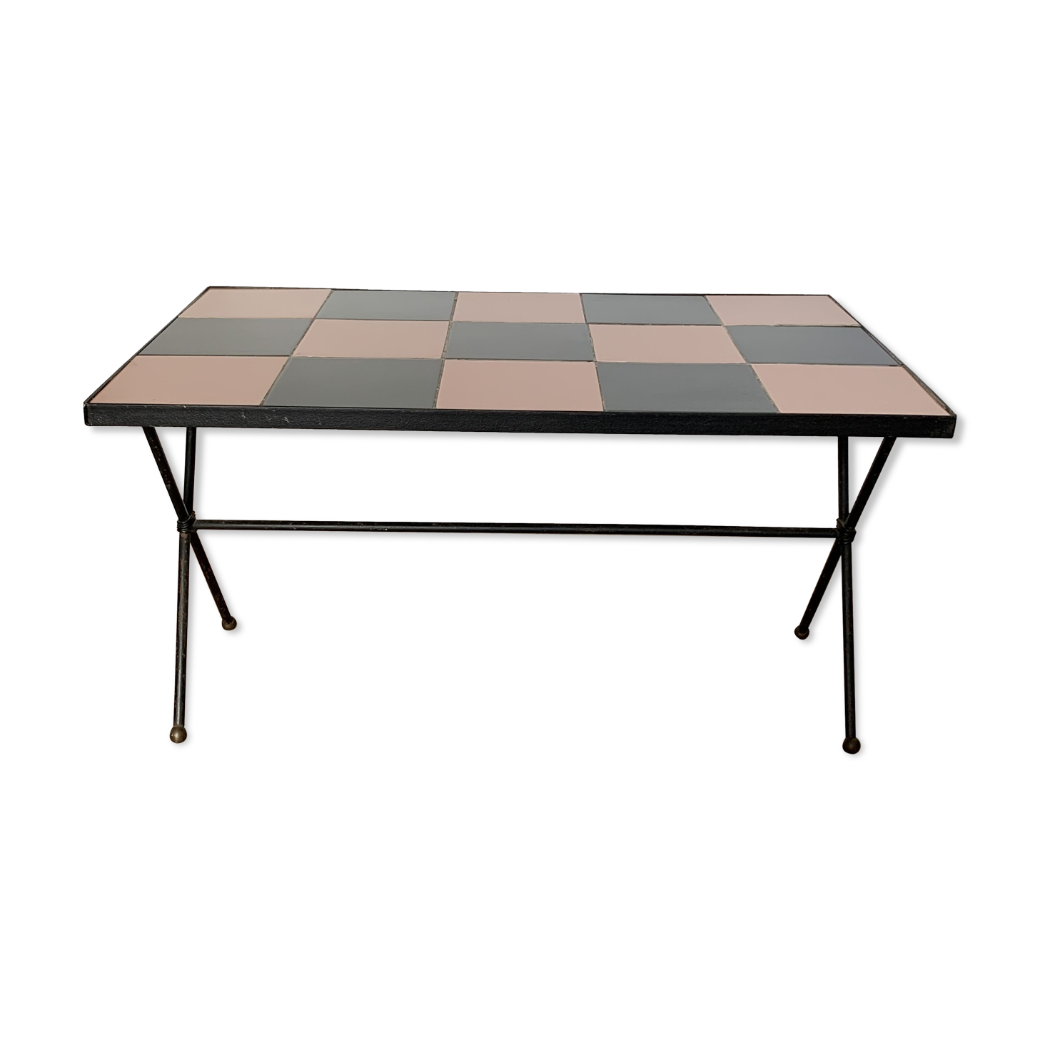Table basse damier