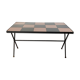 Table basse damier