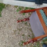 Pair of antique Louis XVI mahogany armchairs from the 19th century
