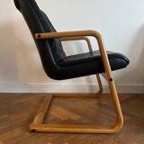 Teak and Skai Armchair