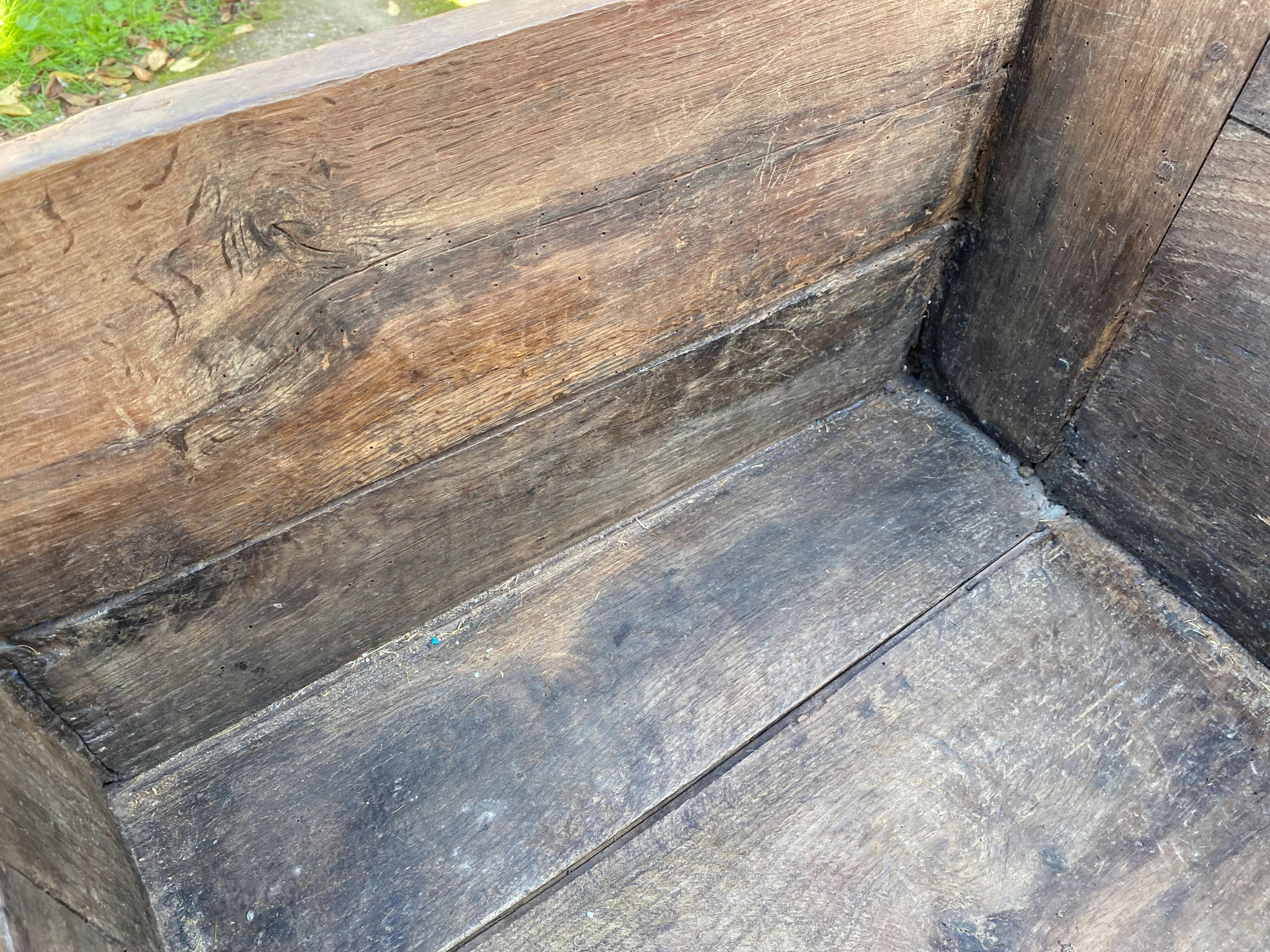 Antique 19th century solid oak hut