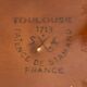 6 toulouse brown hollow plates made of St Amand earthenware