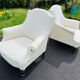 Paire de fauteuils anglais