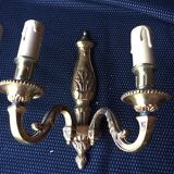 Pair of Bronze Louis XV style appliques with 2 lights