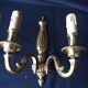 Pair of Bronze Louis XV style appliques with 2 lights